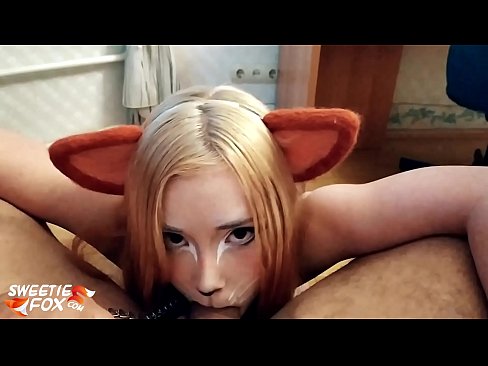 ❤️ Kitsune gbe dick ati pẹlu ni ẹnu rẹ ️  si wa ️❤